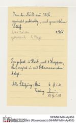 Etiketten zu Quarz (Rosenquarz) (NHMW-MIN-Ay453)